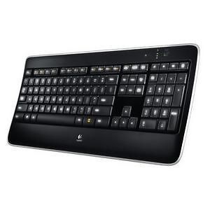 Logitech K800 Wireless Illuminated Keyboard (Black) 920 002382
