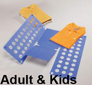 Kids Magic Clothes Folder Organizer Flip T shirts Fold Folding Board