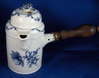 Rare 18thC Furstenberg Porcelain Hot Chocolate Pot Porzellane Kanne