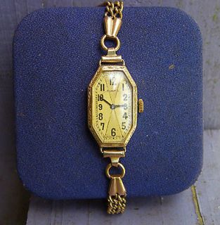 ROLEX ART DECO 9CT ROSE GOLD LOVELY LADIES WATCH, EARLY C1930 MODEL