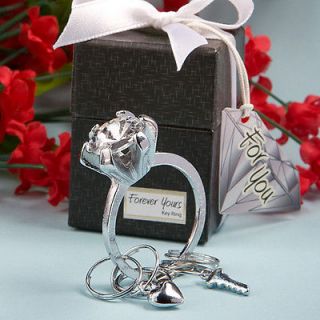 75 Diamond Ring Design Key Chain Wedding Bridal Shower Favor Bulk Lot