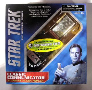 Star Trek Classic Communicator Mint in Sealed Box with working Lights
