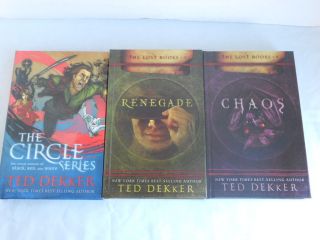 Dekker Book lot of 3 Lost Books Renegade Chaos Circle Series Christian