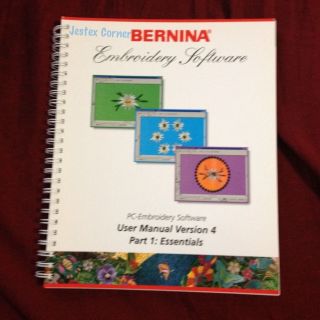 User Manual for Bernina PC Embroidery Software Version 4  Part1