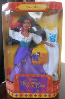 Mattel Hunchback Notre Dame * Esmeralda *doll & pretty petticoat NIB