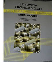 Highlander Electrical Wiring Diagrams Shop Service Repair Manual