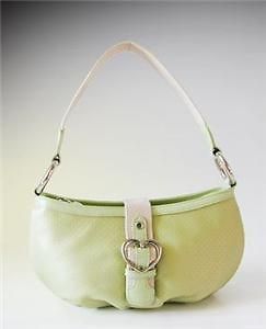 LOVCAT Heart Buckle Apple Green Handbag Purse Shoulder Bag Bags New $