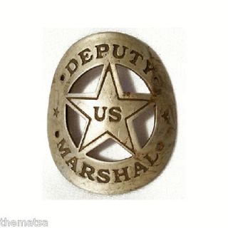 US DEPUTY MARSHAL GUN BUTT TAG PISTOL PLATE