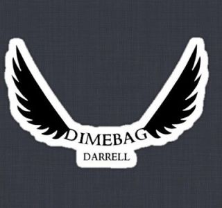 DimeBag Darrell Sticker Wings Logo Pantera Metallica Pearl Jam Slayer