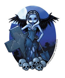 Grave Digger fairy sticker magic fantasy goth gothic