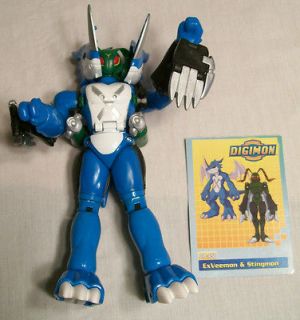   Digimon Digivolving Exveemon Stingmon Palidramon Transformer Figure