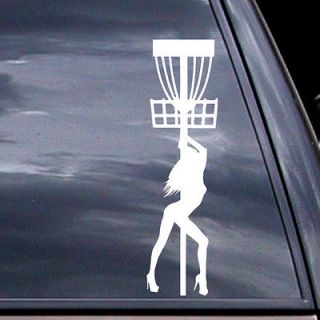 Disc Golf Vinyl Sticker   Stripper Basket #2 Disc Golf   Car Vinyl