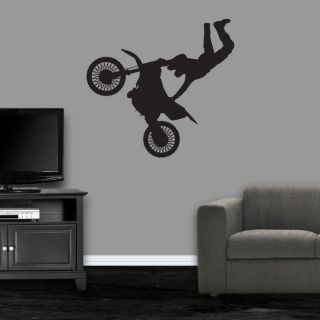 Freestyle Motocross Moto X Dirt Bike Vinyl Wall Art Motorcycle