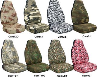 dodge dakota 60/40 front set camouflage car seat covers CHOOSE COLOR