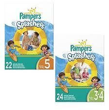 Pampers Splashers, Size 3, 4, 5, 6 CHEAP