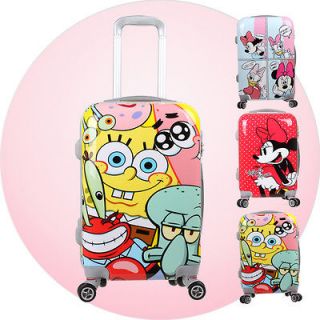 2024 Spongebob Squarepants Mickey Mouse Minnie Donald Duck Luggage