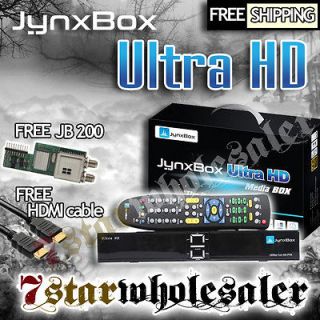 JYNXBOX Ultra HD V2 with JB200 QPSK HD Module Tuner INSTALLED + FREE
