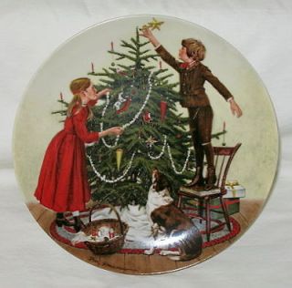 Knowles Don Spaulding 1984 Christmas Plate LE