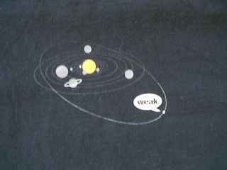 Gildan T shirt Mens medium M Pluto protest planet excommunication