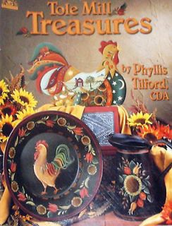 TOLE MILL TREASURES Phyllis Tilford Painting Book New