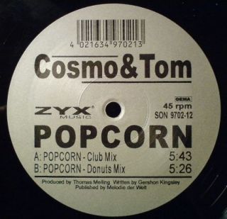 Cosmo & Tom ‎– Popcorn   Super Sonic Records