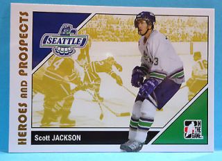 Scott Jackson Seattle Thunderbirds ITG Heroes & Prospects Card 2007 08