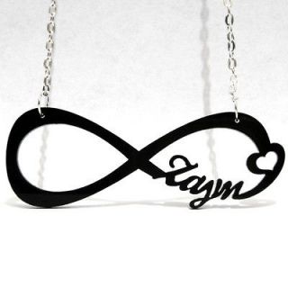 DIRECTIONER NECKLACE ONE DIRECTION ZAYN PENDANT INFINITE SYMBOL collar