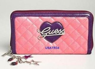 GUESS .OLD SCHOOL SOLD OUT IN STORES ZIP AROUND WALLET