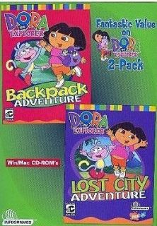DORA The Explorer (2 PC Games) Backpack+Lost City Adventure