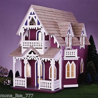 NEW COTTAGE STYLE DOLLHOUSE KIT WOODEN VINEYARD DOLL HOUSE W