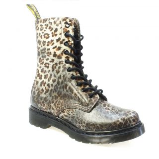 Dr Martens 1490 Darkened Baby Leopard Boots