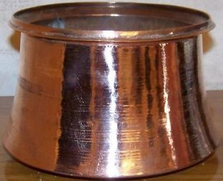 x5 Handmade & Handhammered Antique Turkish Copper Boiler/Planter