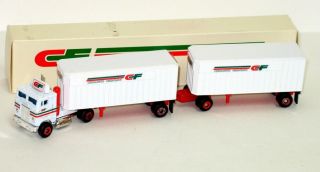 HO 187 Freightliner COE CF Consolidated Freightways NIB 1983 Doubles