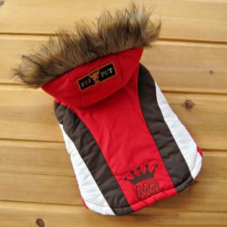 Dog Pet Clothes Apparel Coat Outfits with Hoodies Snowsuit Size 1 8