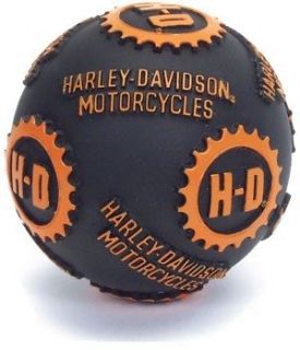 Harley Davidson Motorcycles Original Black Vinyl Ball Dog Toy
