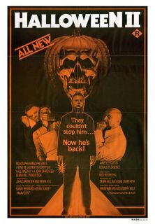 HALLOWEEN II Movie Poster RARE TV Ad Horror