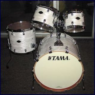 Tama Starclassic Bubinga Birch Drum Set White Silk 10 12 16 22 Pickup