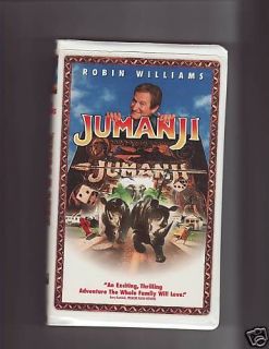 Jumanji (VHS, 1996, Closed Captioned; Clam Shell Case)