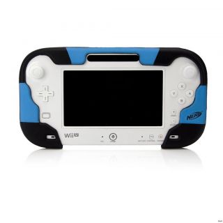 Wii U   GamePad Nerf Armor Case (PDP) Blue Black NEW Licensed Fitted