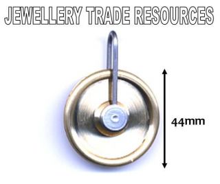 NEW REPLACEMENT BRASS CLOCK PULLEY GUT LINE PULLY 44mm