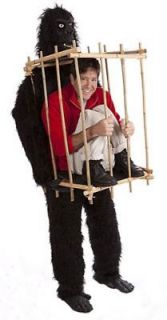 Get Me Out of this Cage Gorilla Suit Costume Hallow een Contest(King