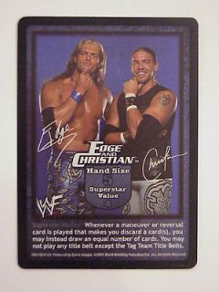 Raw Deal WWF Ver 3.0 Edge and Christian Superstar Card