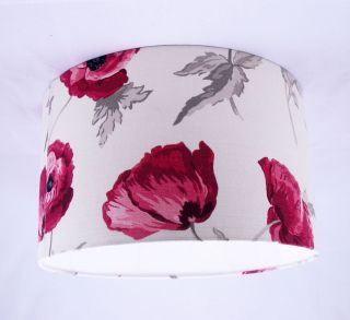 16 Lampshade Handmade in UK   Laura Ashley Freshford Poppy Fabric