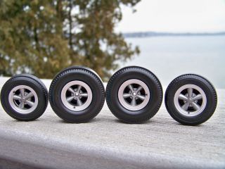18 Highway 61 Torque Thrust 5 Spoke Drag Racing Mag Wheel Tire Set