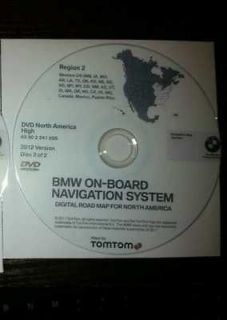 BMW HIGH VERSION Navigation System Update CD DVD **West DISC** ONLY