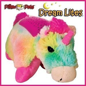 NEW Pillow Pets Dream Lites Rainbow Unicorn As Seen On TV Night Lite