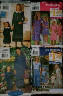 Matching Mother Daughter Dress patterns choose one