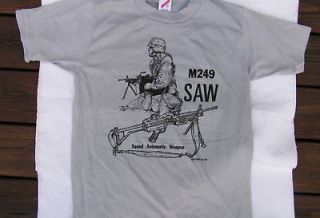 M249 SAW Tee Shirts Squad Automatic Weapon