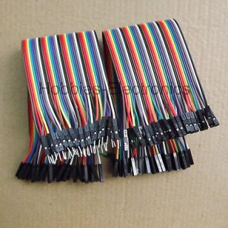 /Female & 40 PCS Male/Famale Dupont Wire Color Jumper Cable Arduino