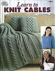 CABLES KNITTING BOOK SWEATERS, AFGHAN, HAT, BAG  EDIE ECKMAN   ASN